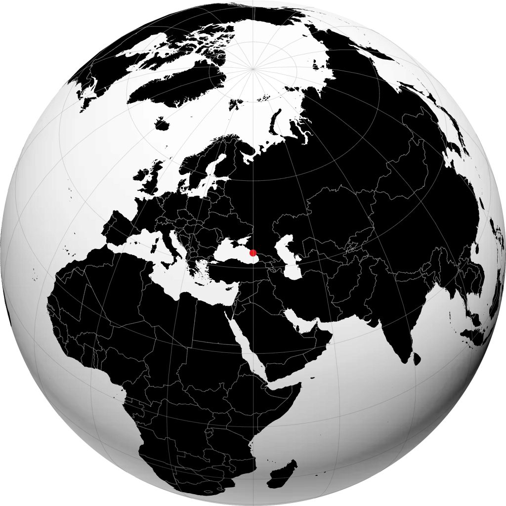 أدلر على الكرة الأرضية