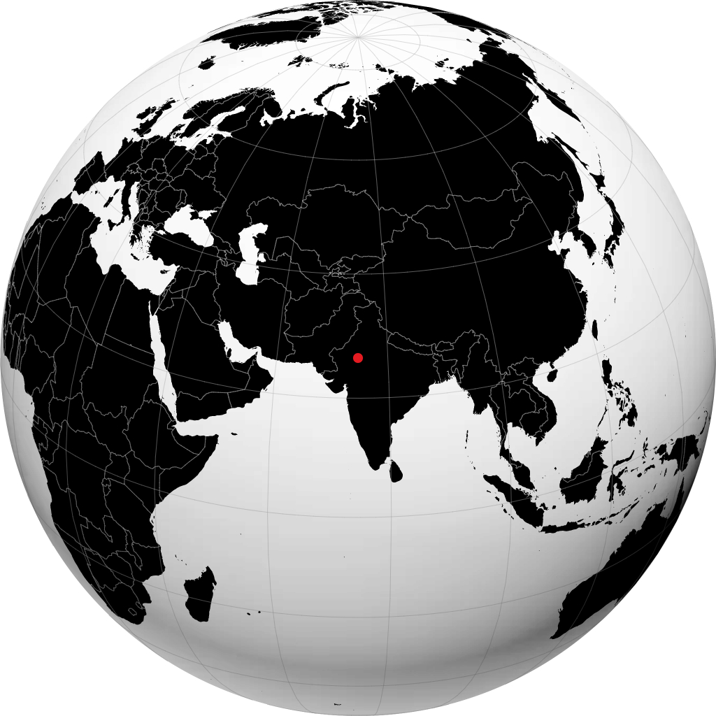أجمير على الكرة الأرضية