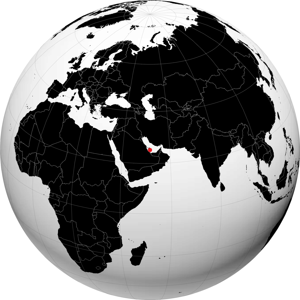 الوكرة على الكرة الأرضية