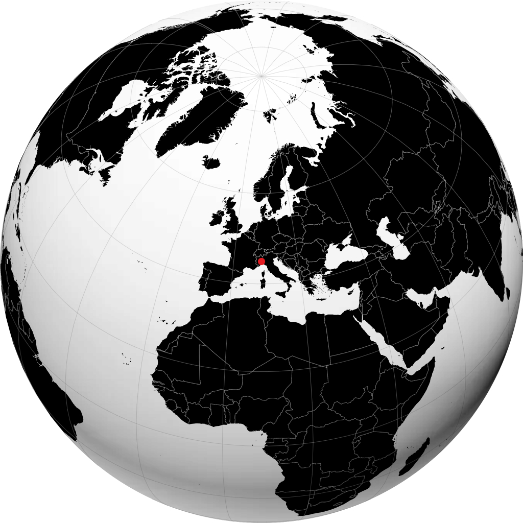 أليساندريا على الكرة الأرضية