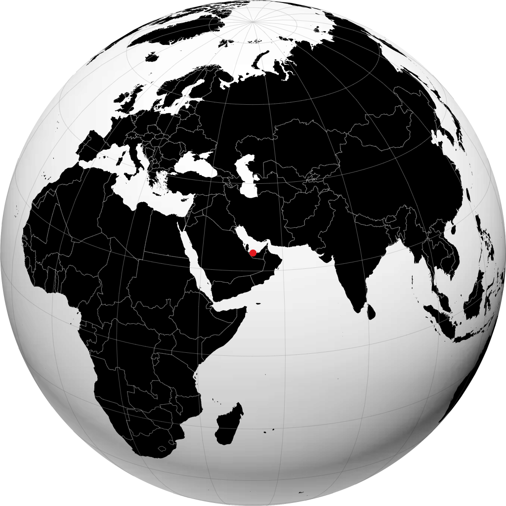 الرويس على الكرة الأرضية