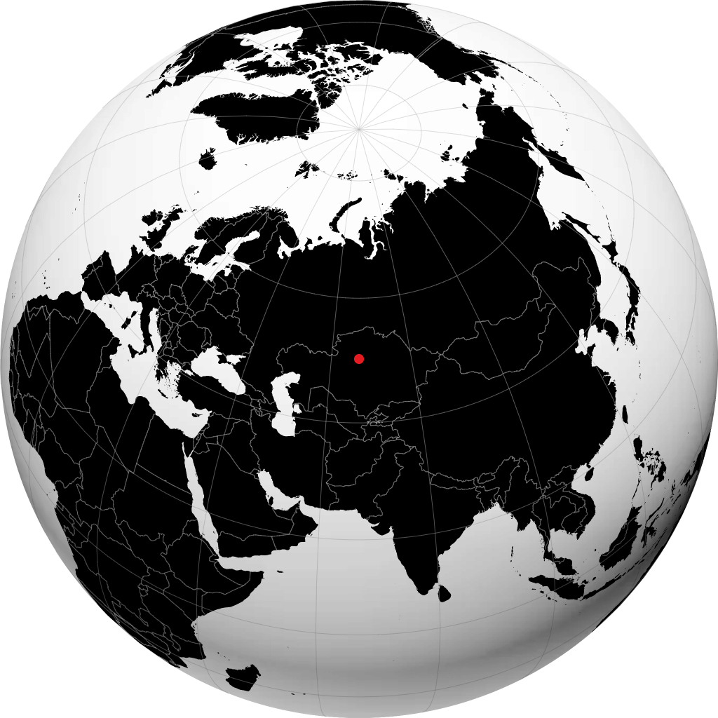 أركاليك على الكرة الأرضية