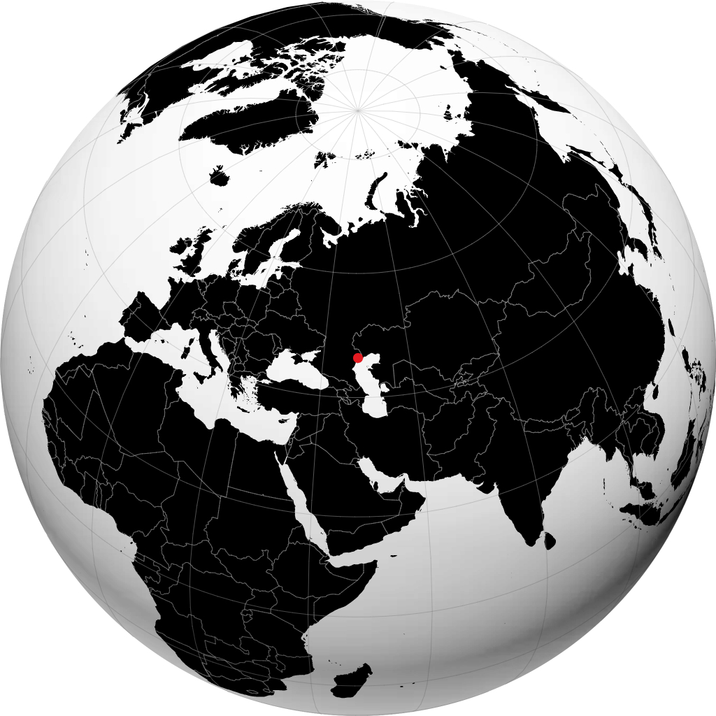 أستراخان على الكرة الأرضية