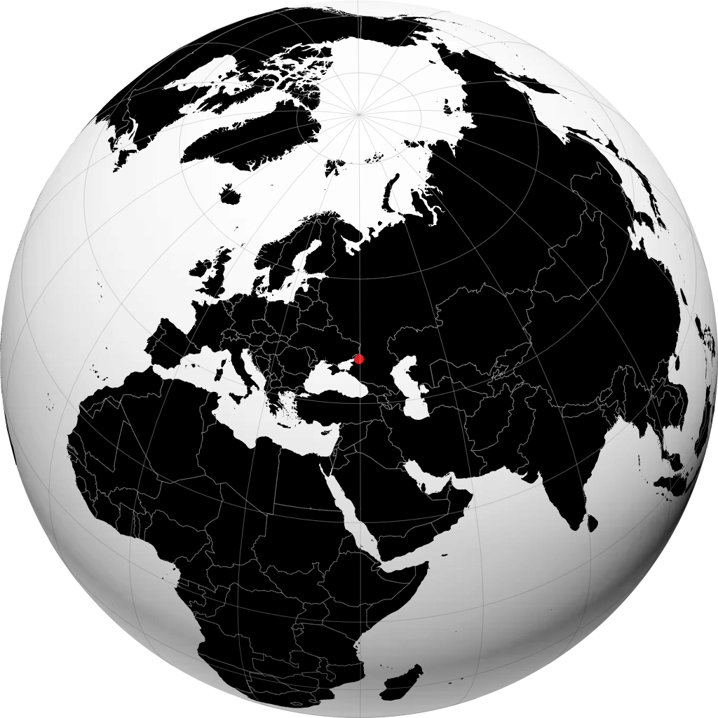 باتايسك على الكرة الأرضية