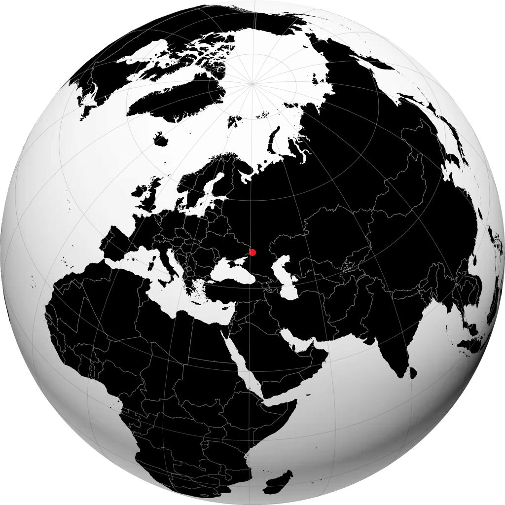 بيلايا كاليتفا على الكرة الأرضية