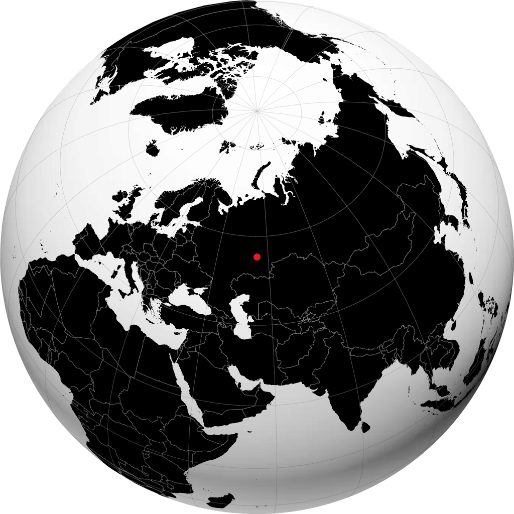بيرسك على الكرة الأرضية