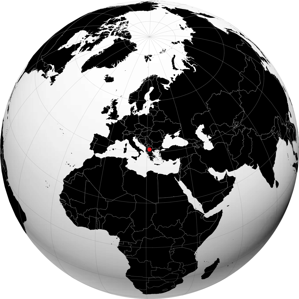 بيتولا على الكرة الأرضية