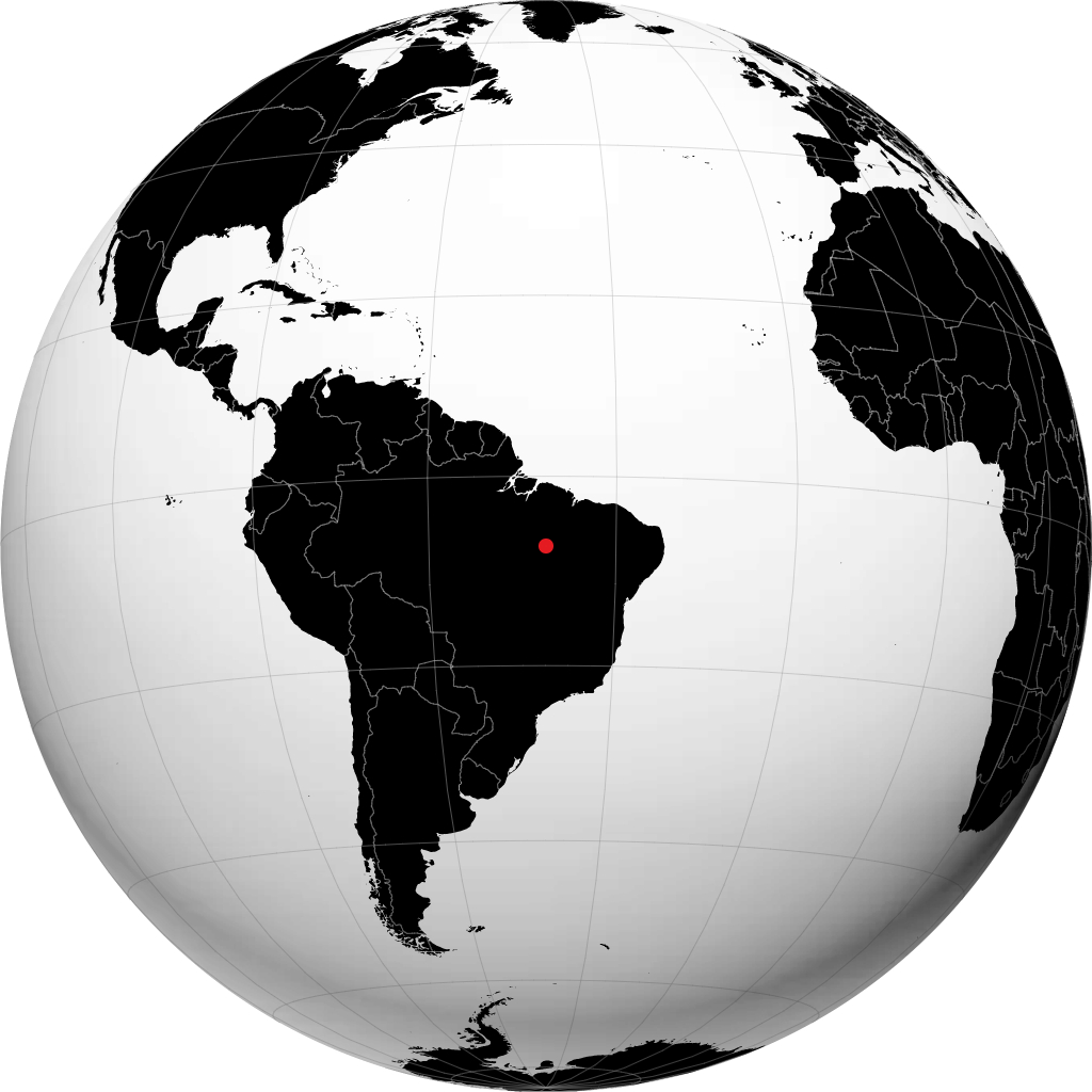 كارولينا على الكرة الأرضية