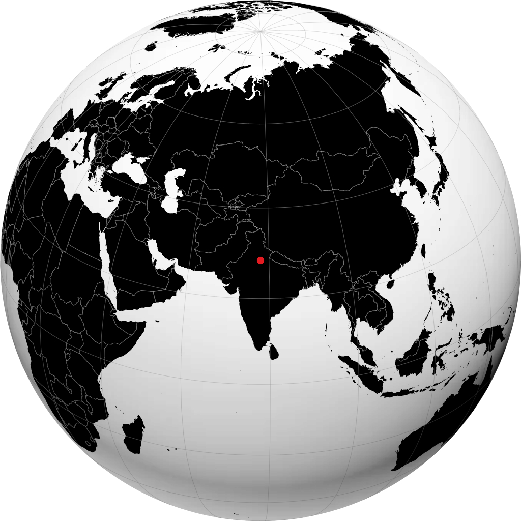 بولاندشهر على الكرة الأرضية