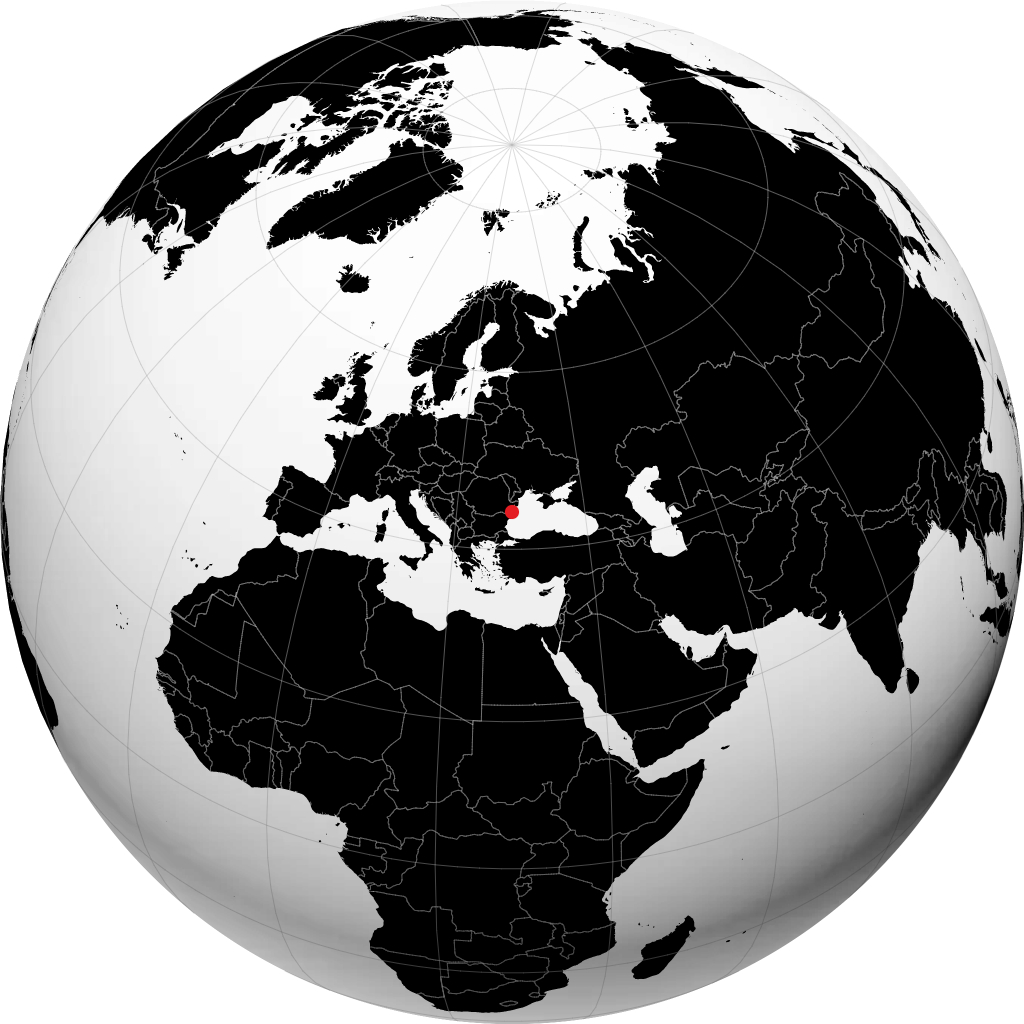 كونستانتسا على الكرة الأرضية