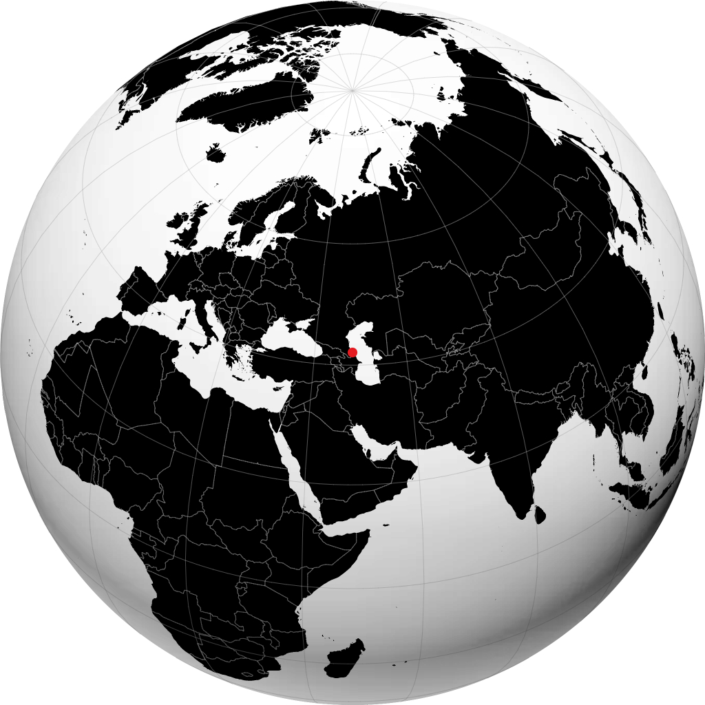 دربند على الكرة الأرضية