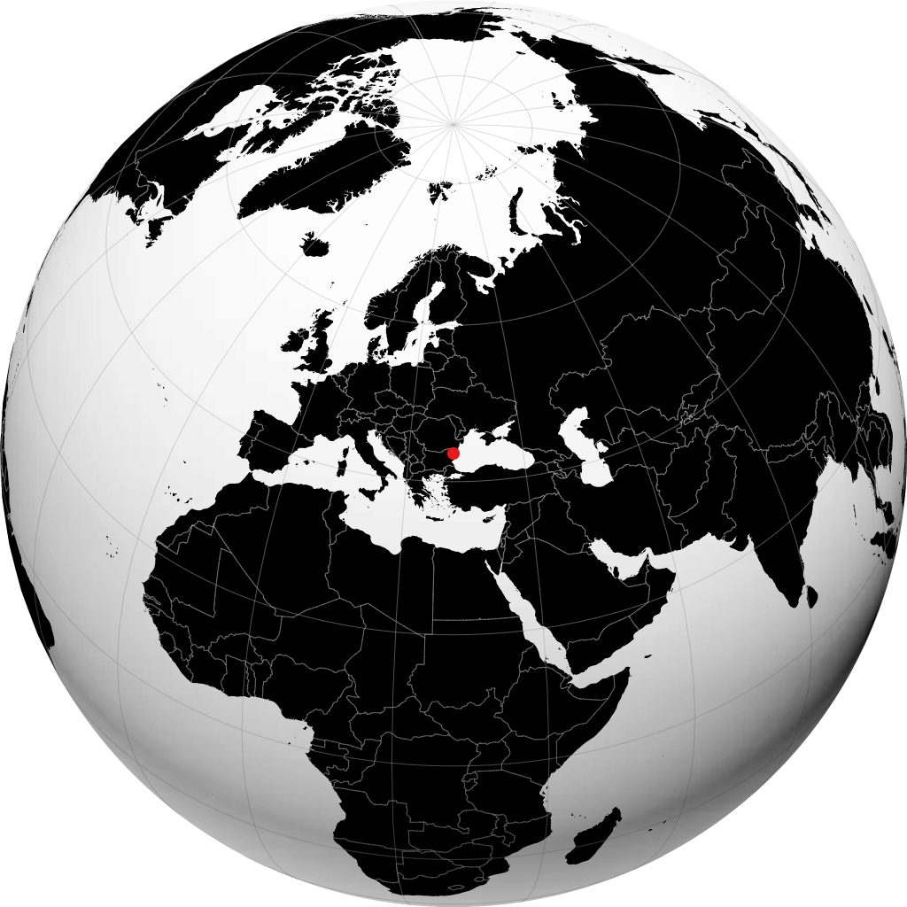 دوبريتش على الكرة الأرضية