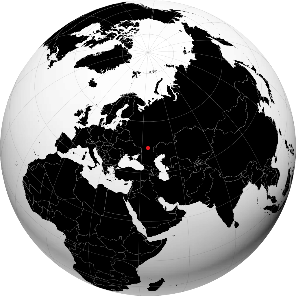 فرولوفو على الكرة الأرضية