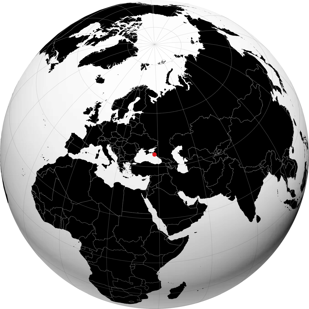 غيليندجيك على الكرة الأرضية