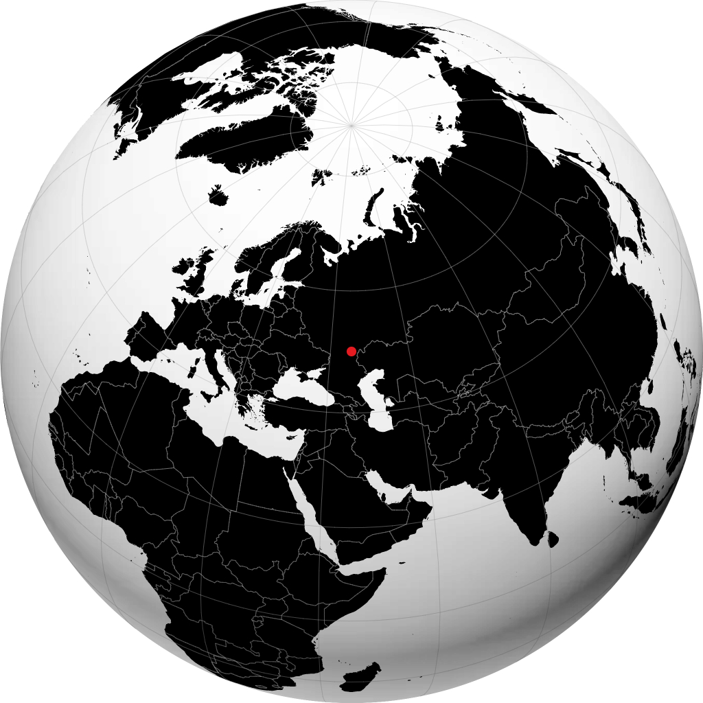كاميشين على الكرة الأرضية