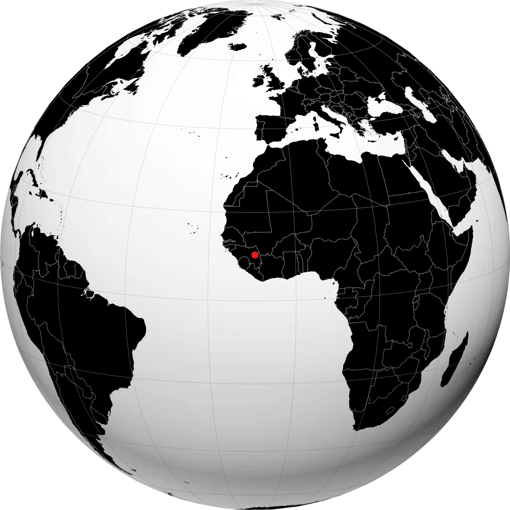 كانكان على الكرة الأرضية
