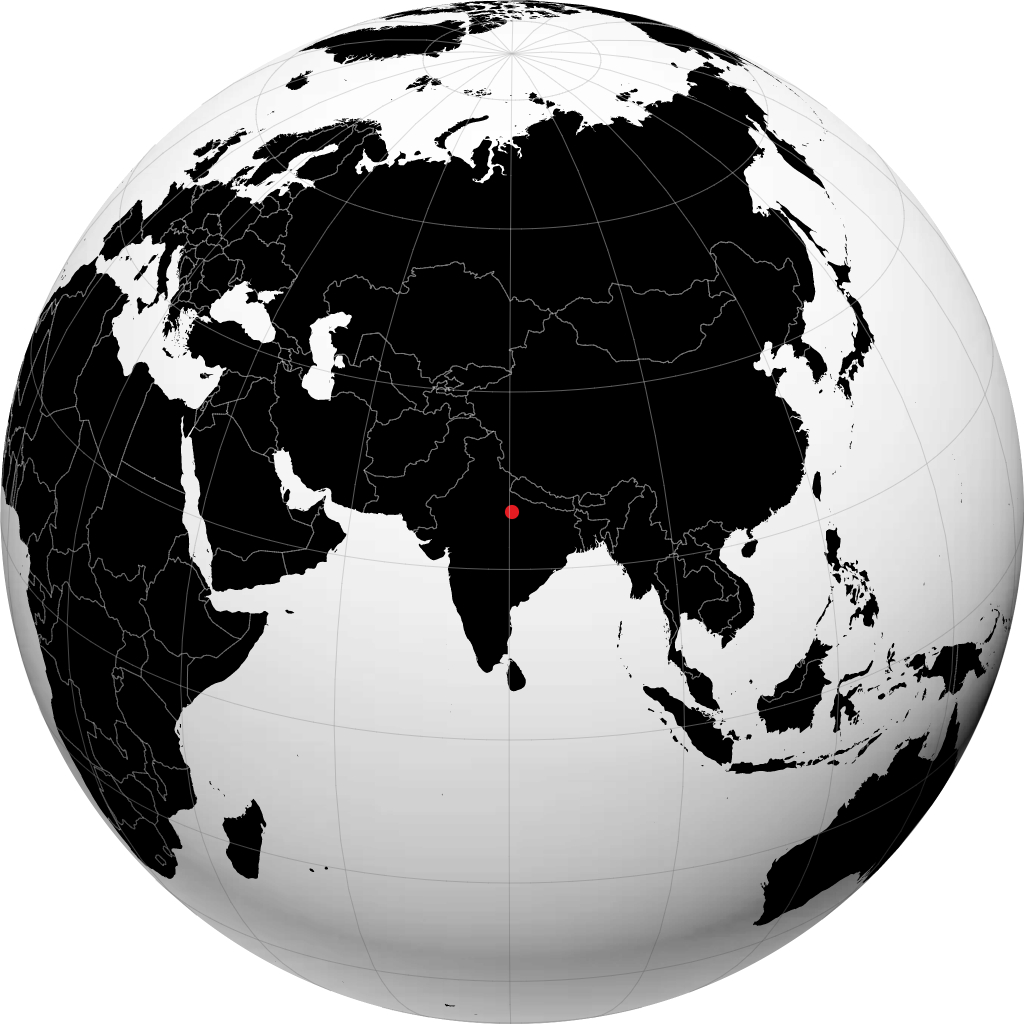 كانبور على الكرة الأرضية
