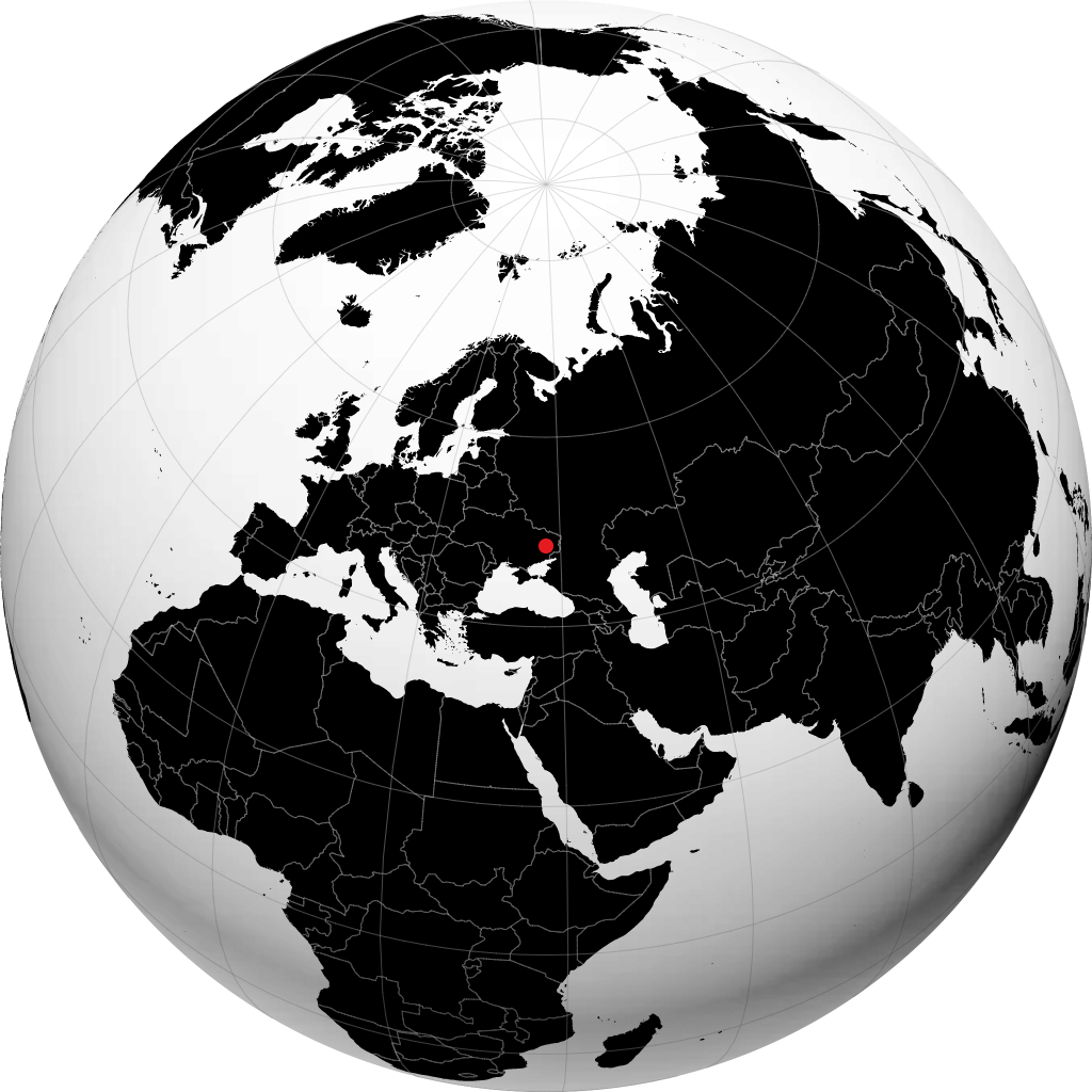 كوستيانتينيفكا على الكرة الأرضية