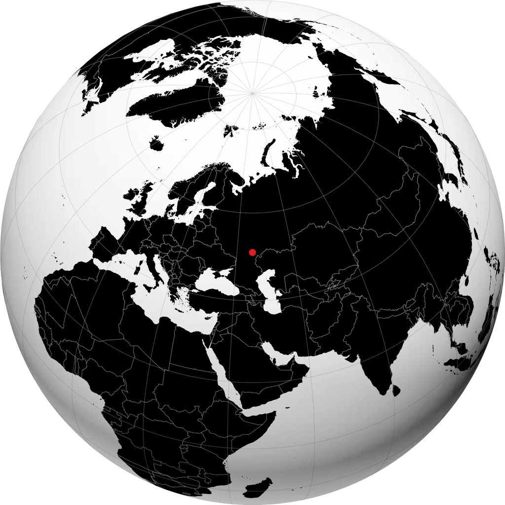 كراسنوأرمييسك على الكرة الأرضية