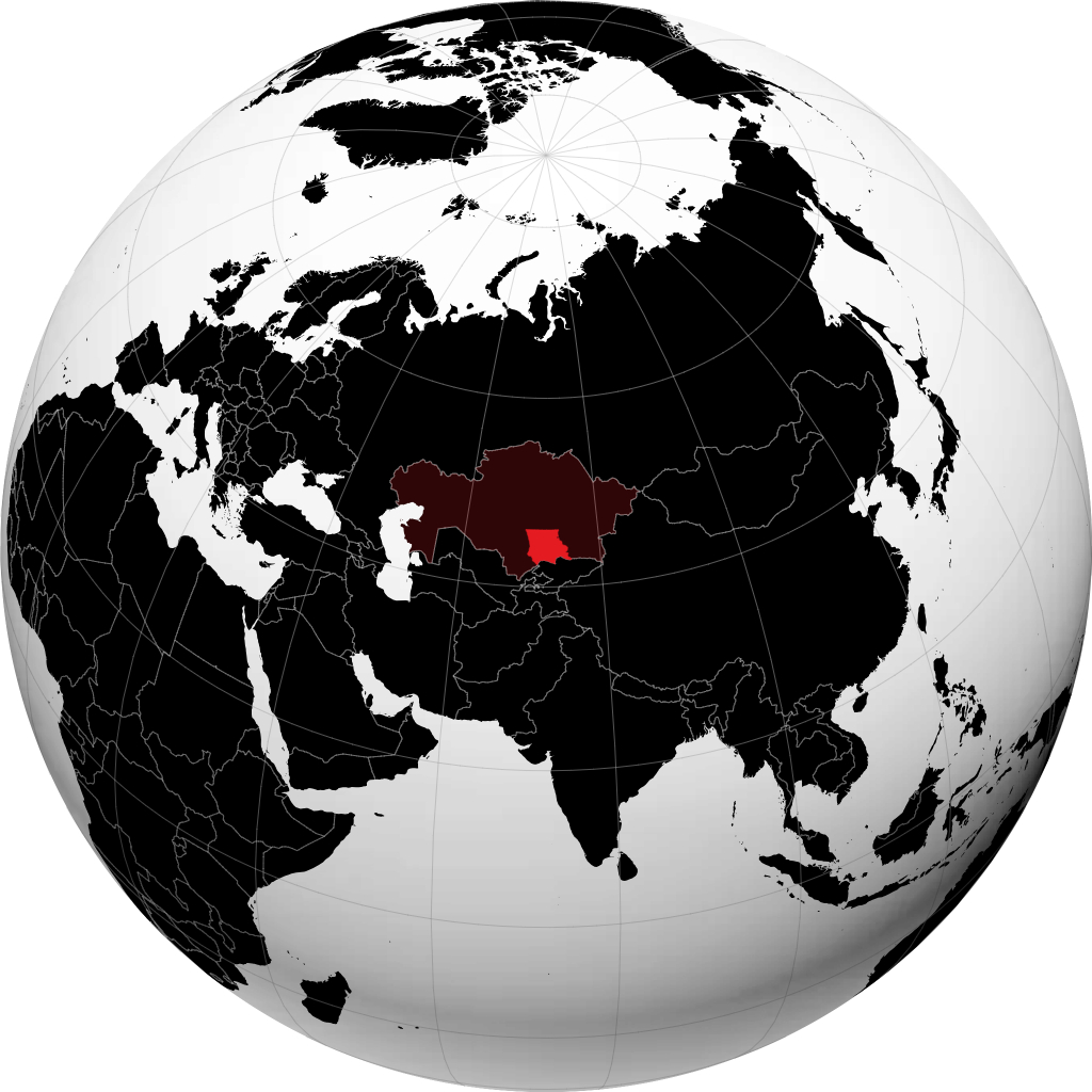 منطقة جامبيل على الكرة الأرضية
