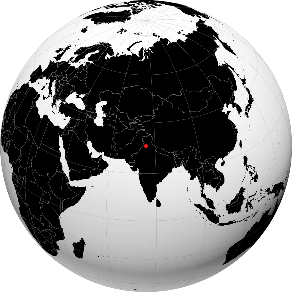 لودهيانا على الكرة الأرضية