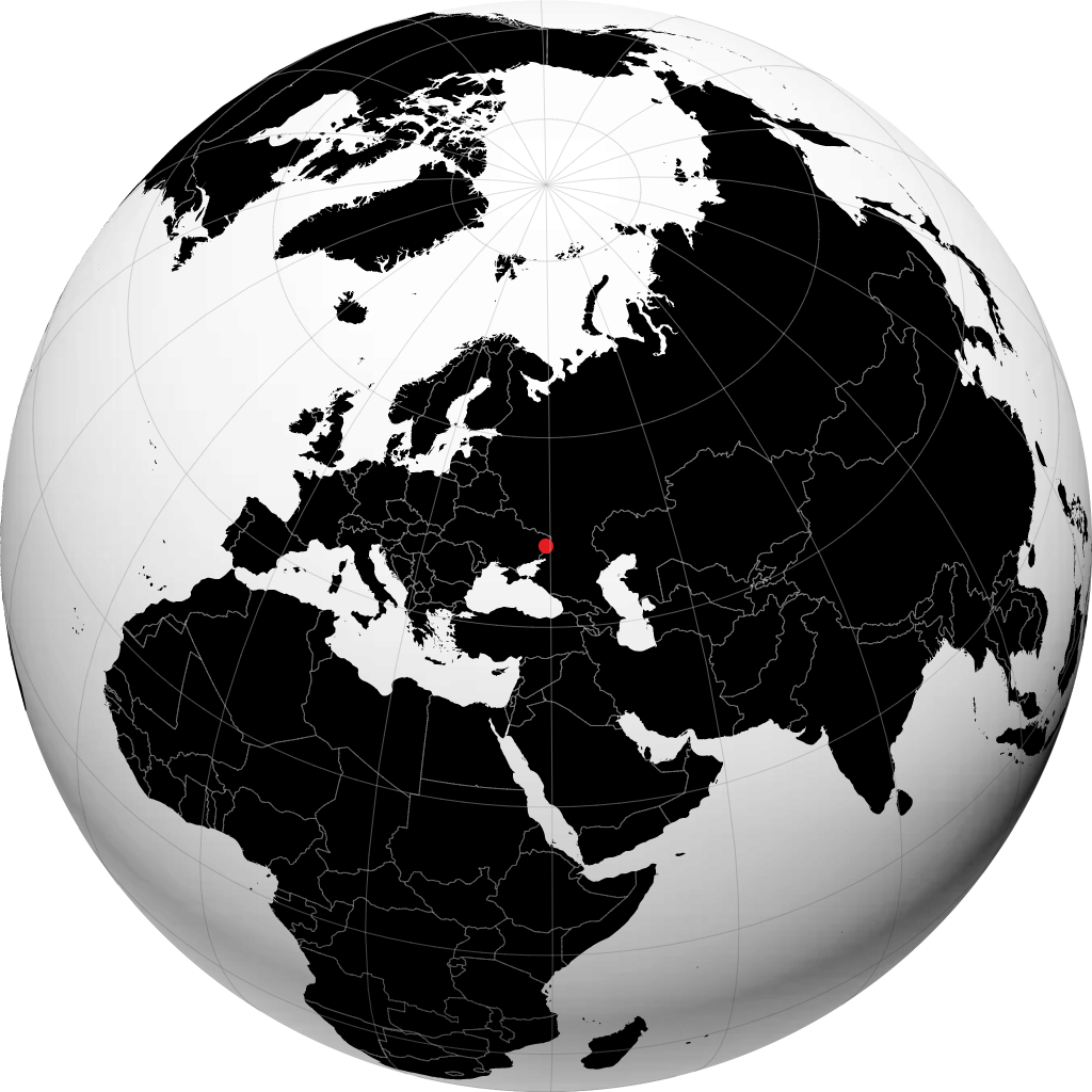 لوهانسك على الكرة الأرضية