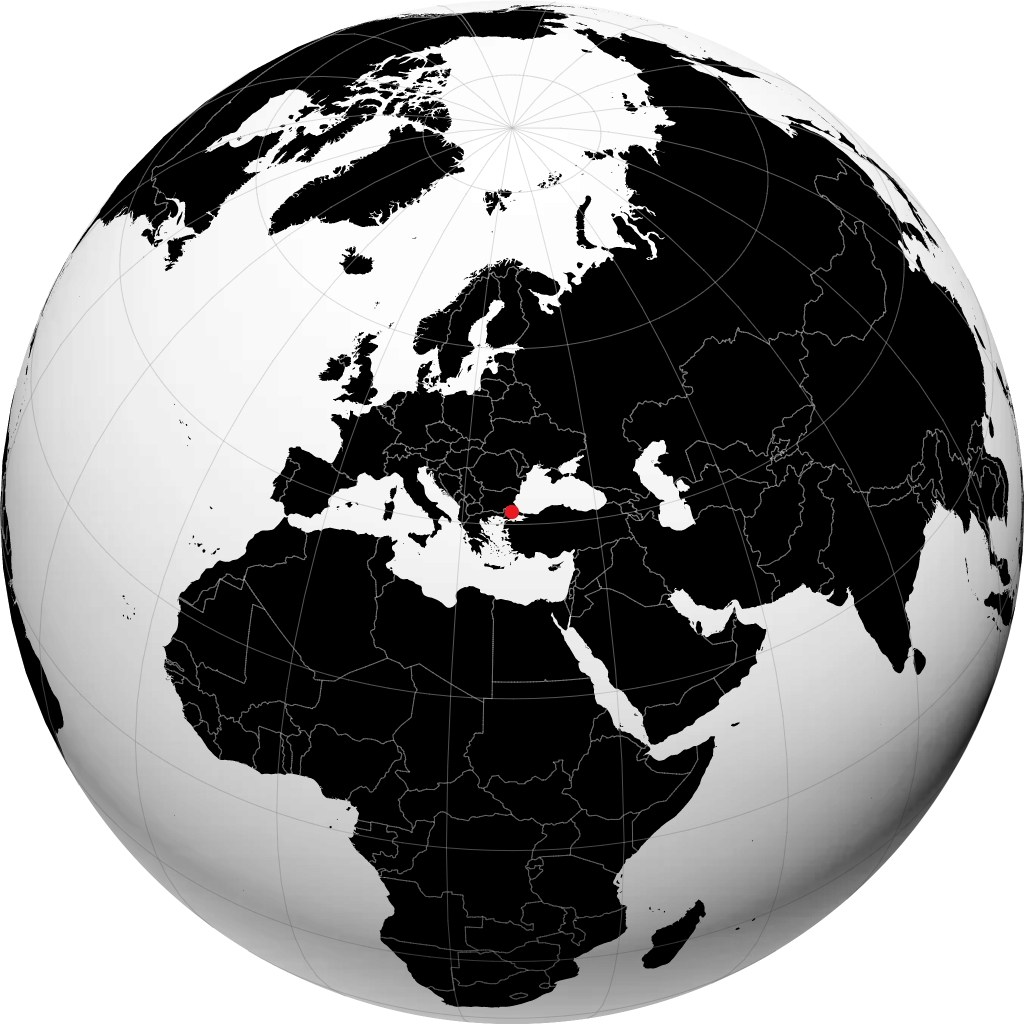 لوليبورغاز على الكرة الأرضية