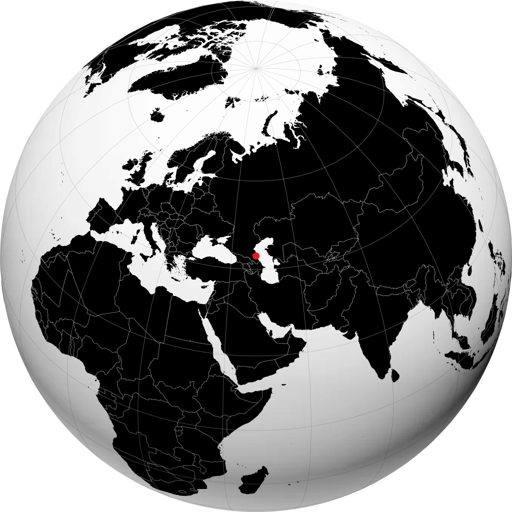 ماخاتشكالا على الكرة الأرضية