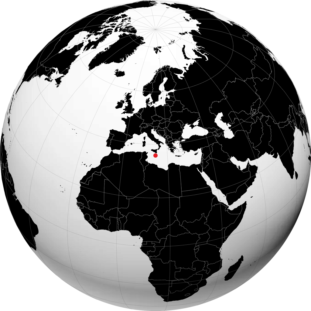 مارساسكالا على الكرة الأرضية