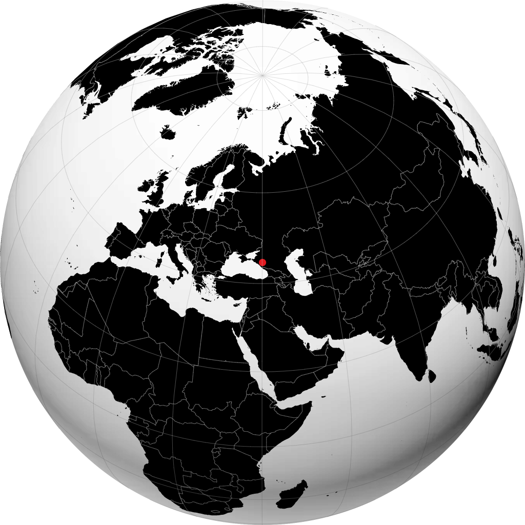 مايكوب على الكرة الأرضية