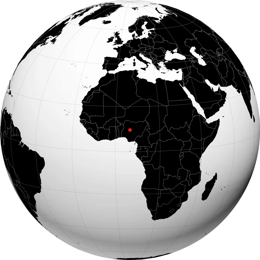 مينا على الكرة الأرضية