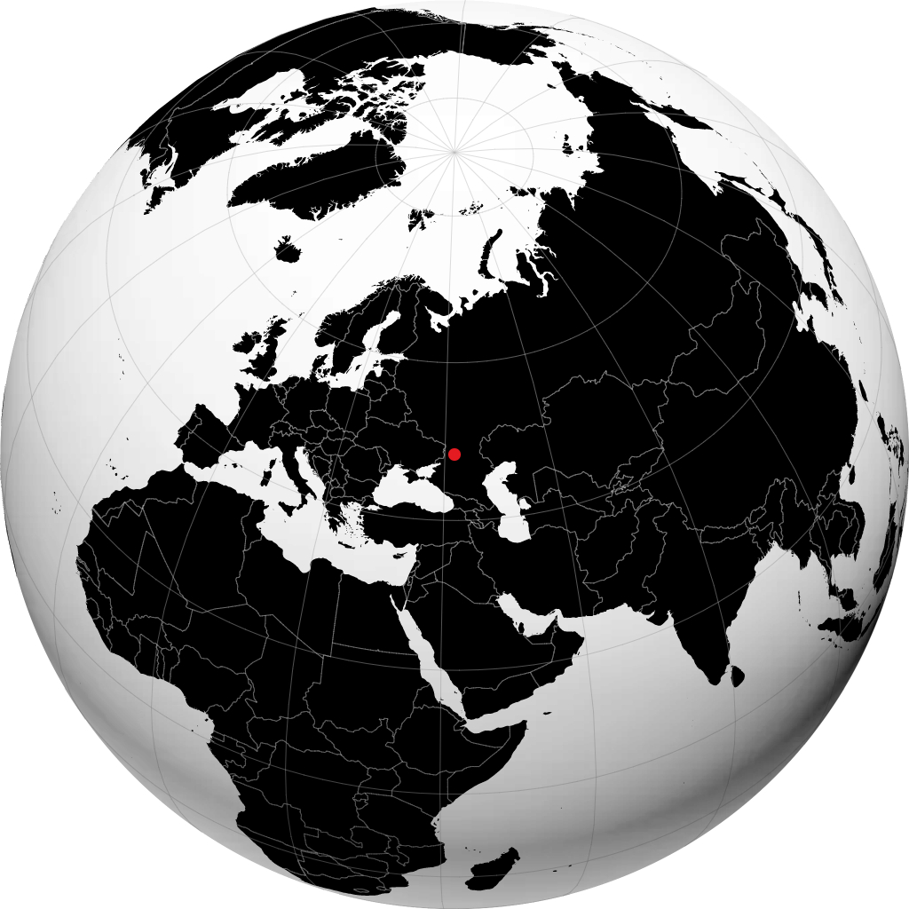موروزوفسك على الكرة الأرضية