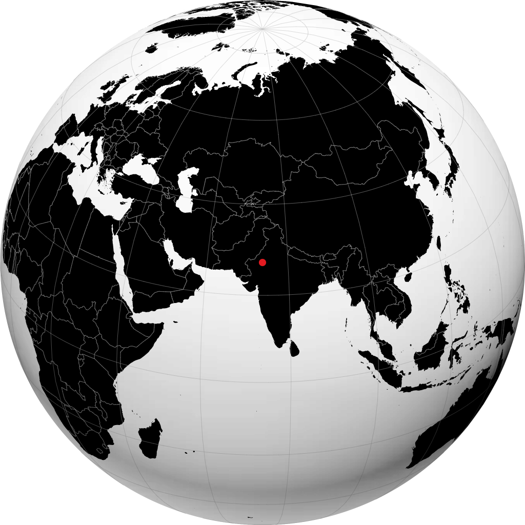 ناغور على الكرة الأرضية