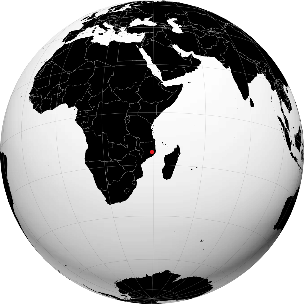 نامبولا على الكرة الأرضية