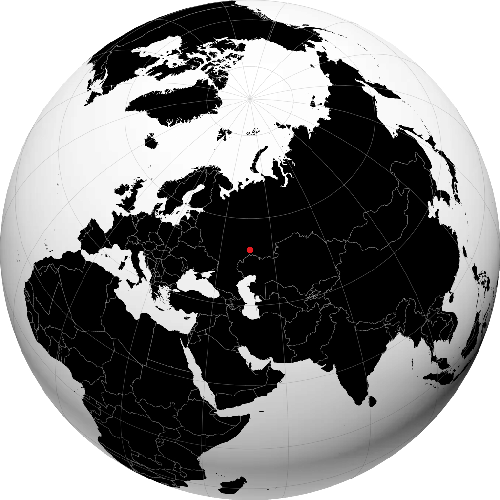 نيفتغورسك على الكرة الأرضية