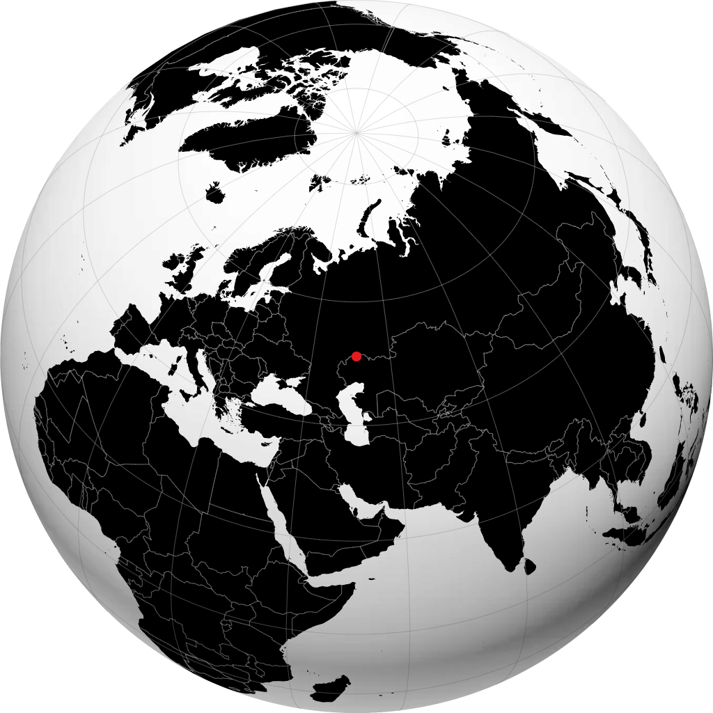 أورال على الكرة الأرضية