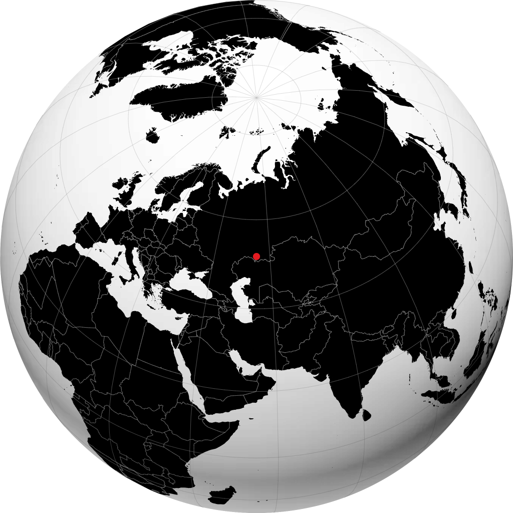 أورينبورغ على الكرة الأرضية
