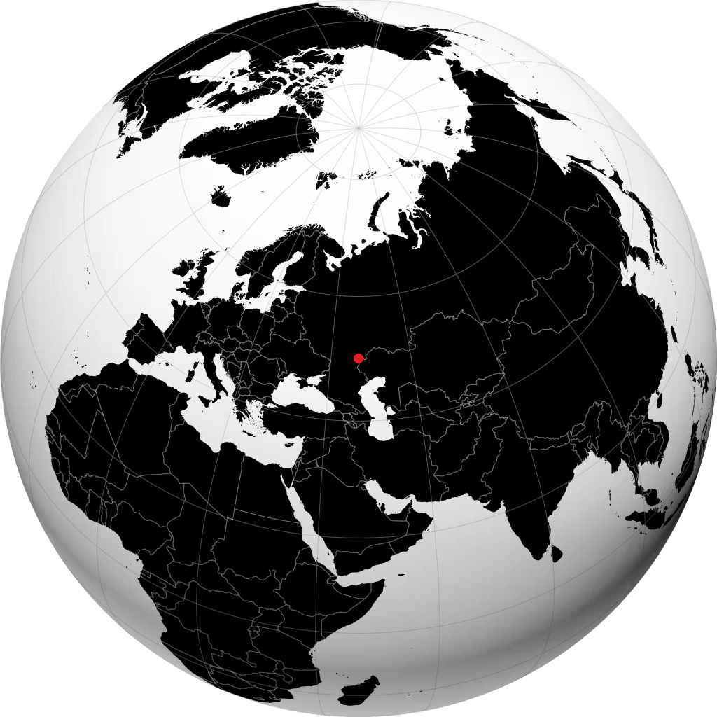 بالاسوفكا على الكرة الأرضية