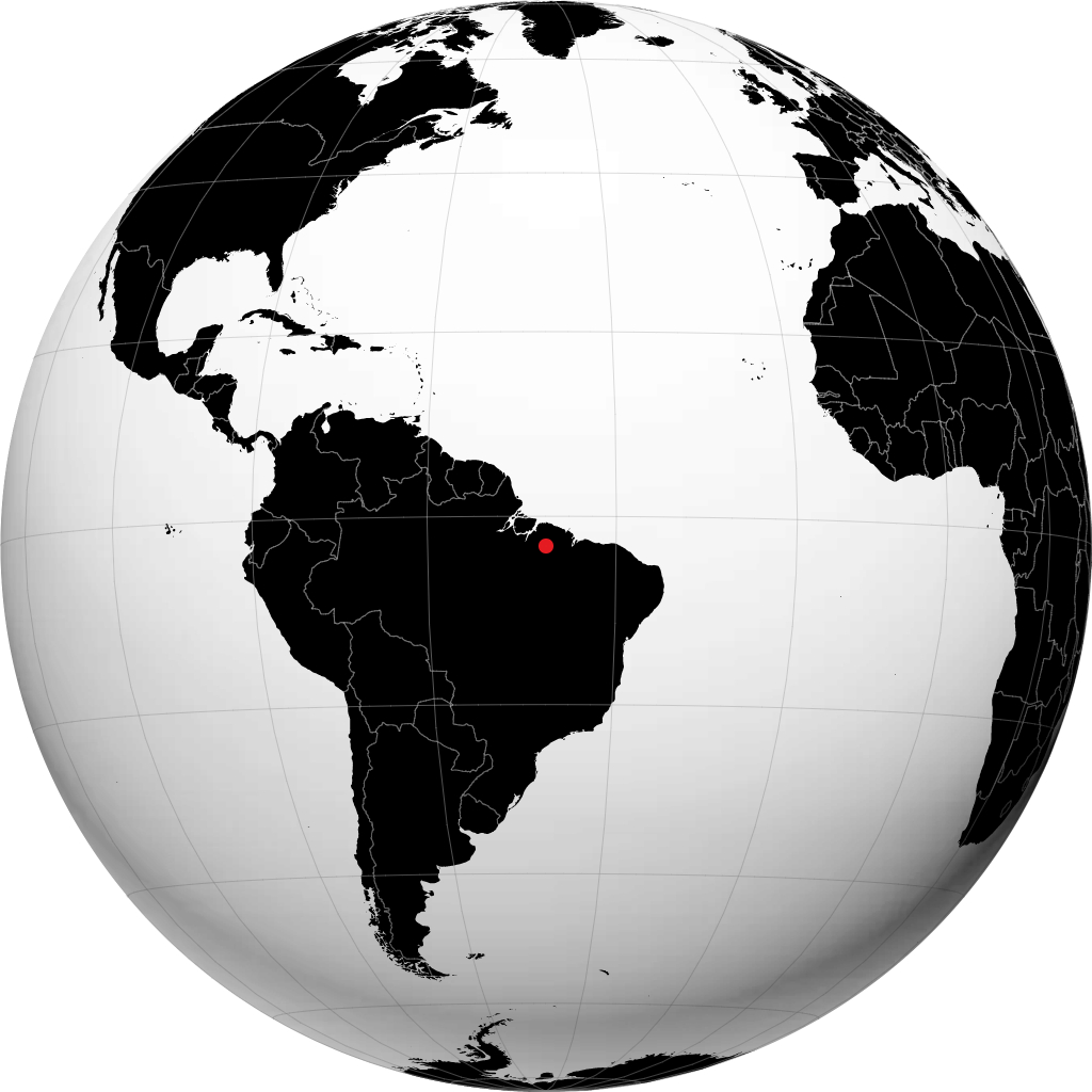 باراغوميناس على الكرة الأرضية