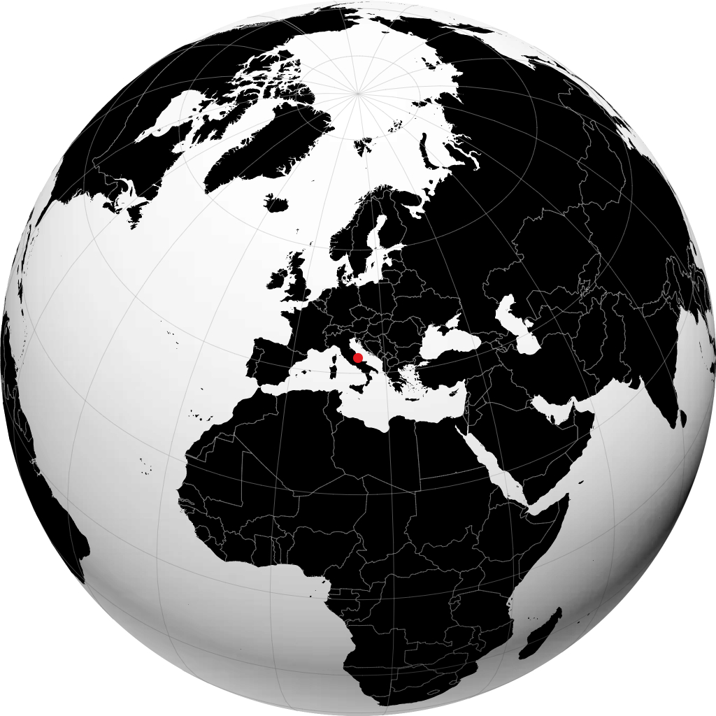 بيسكارا على الكرة الأرضية