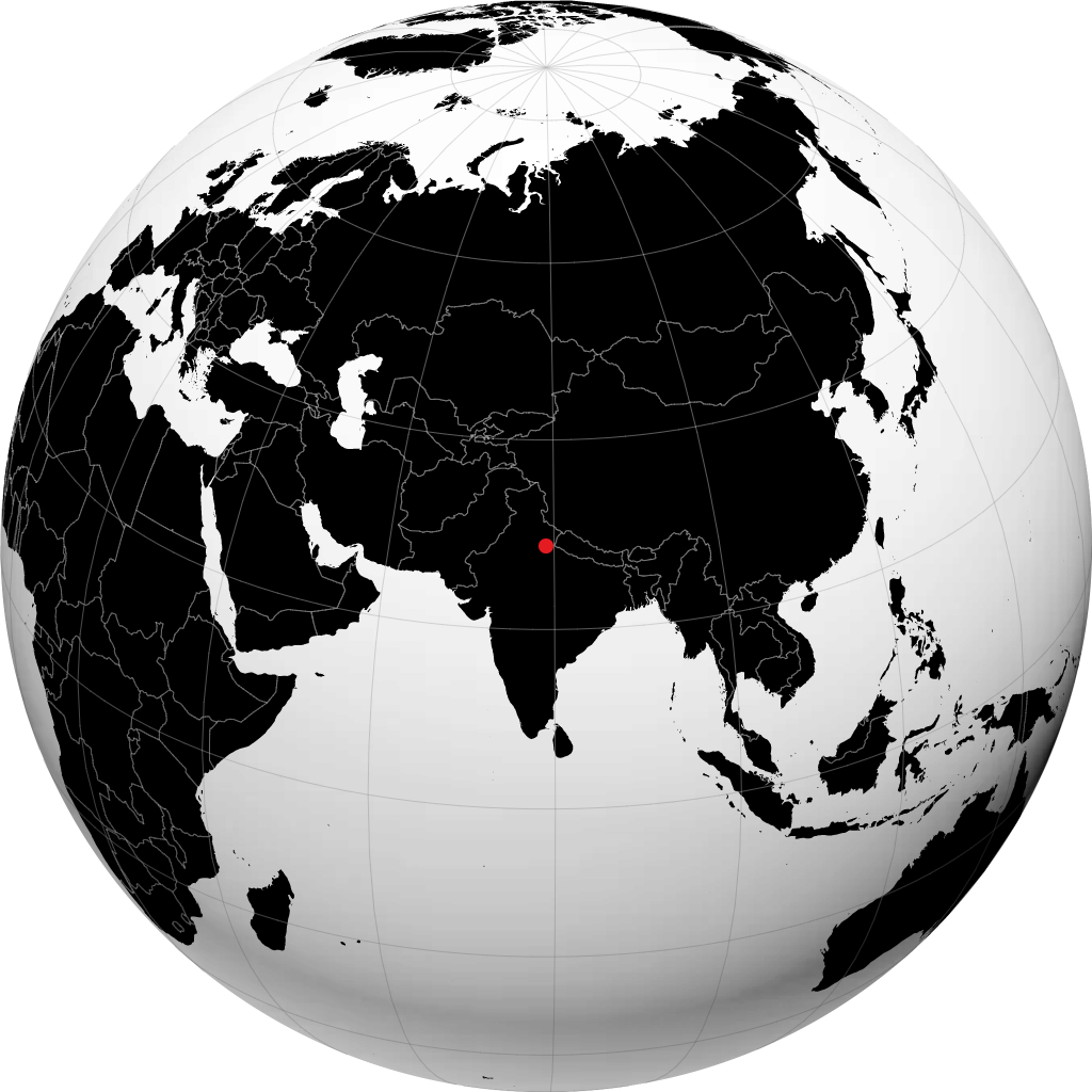 رامبور على الكرة الأرضية