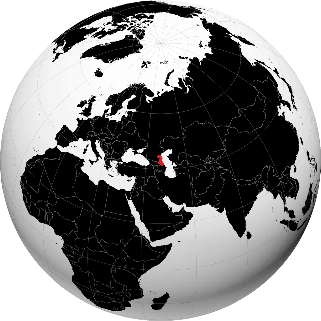 جمهورية داغستان على الكرة الأرضية