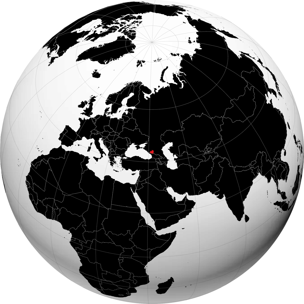 جمهورية قراتشاي - شركيسيا على الكرة الأرضية