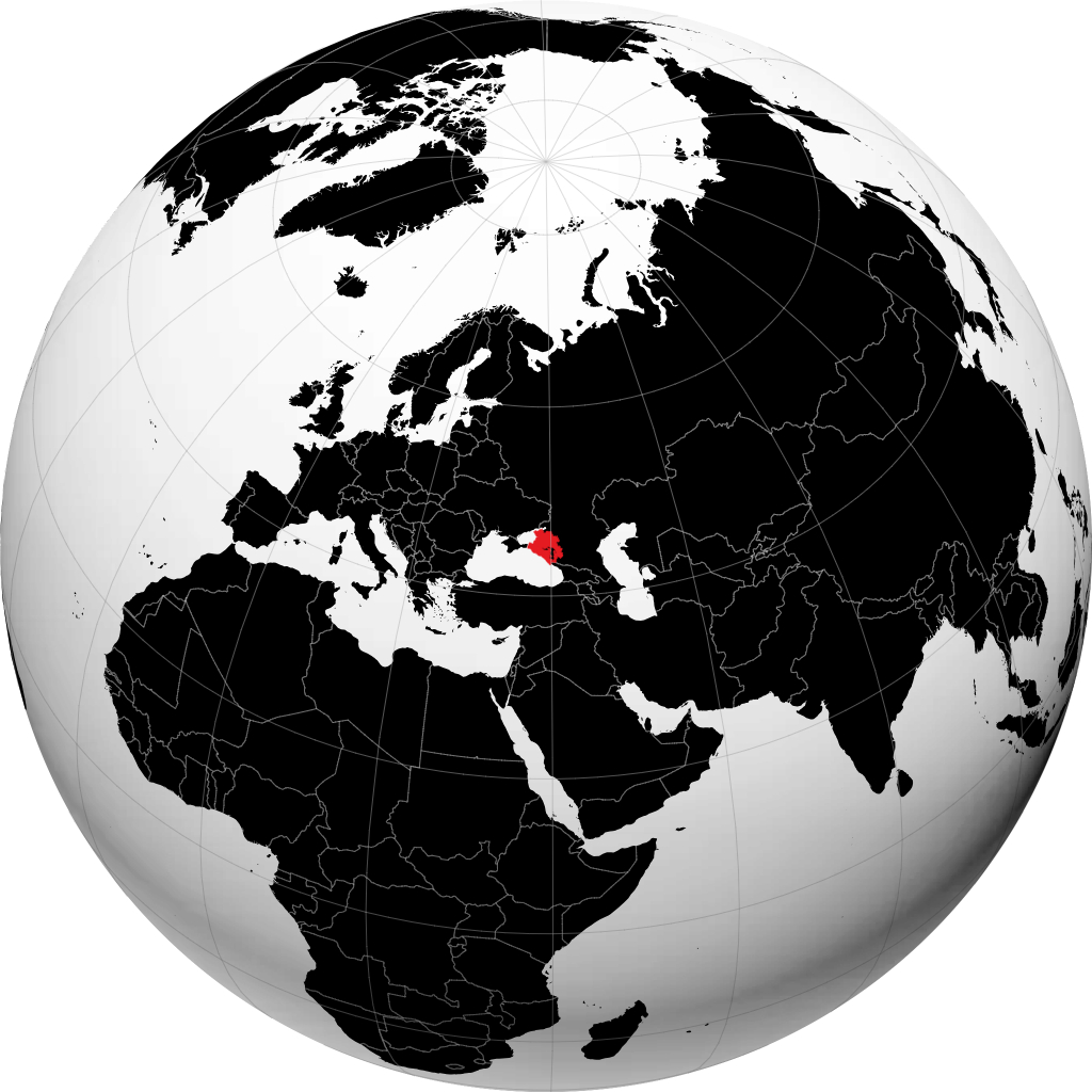 إقليم كراسنودار على الكرة الأرضية
