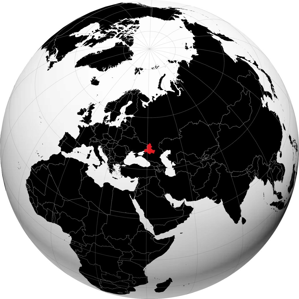 منطقة روستوف على الكرة الأرضية
