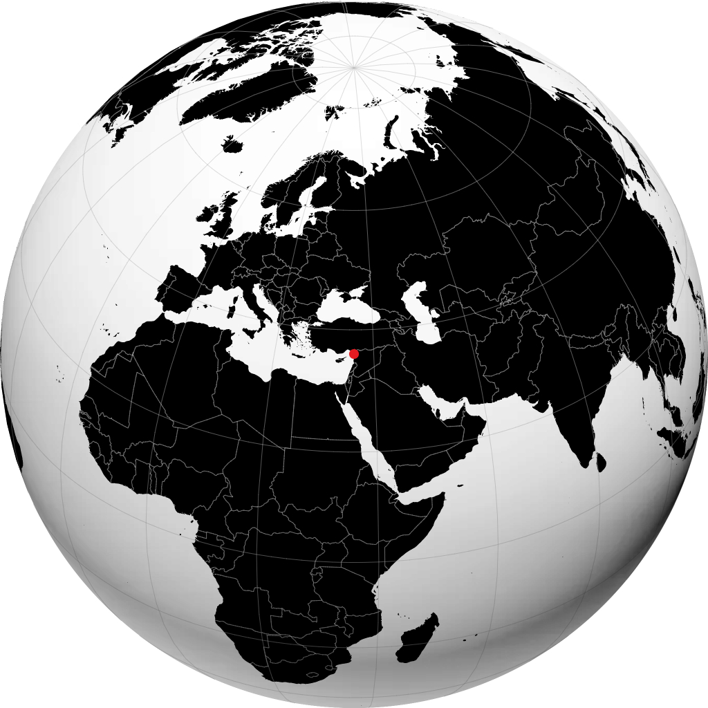 سامانداغ على الكرة الأرضية