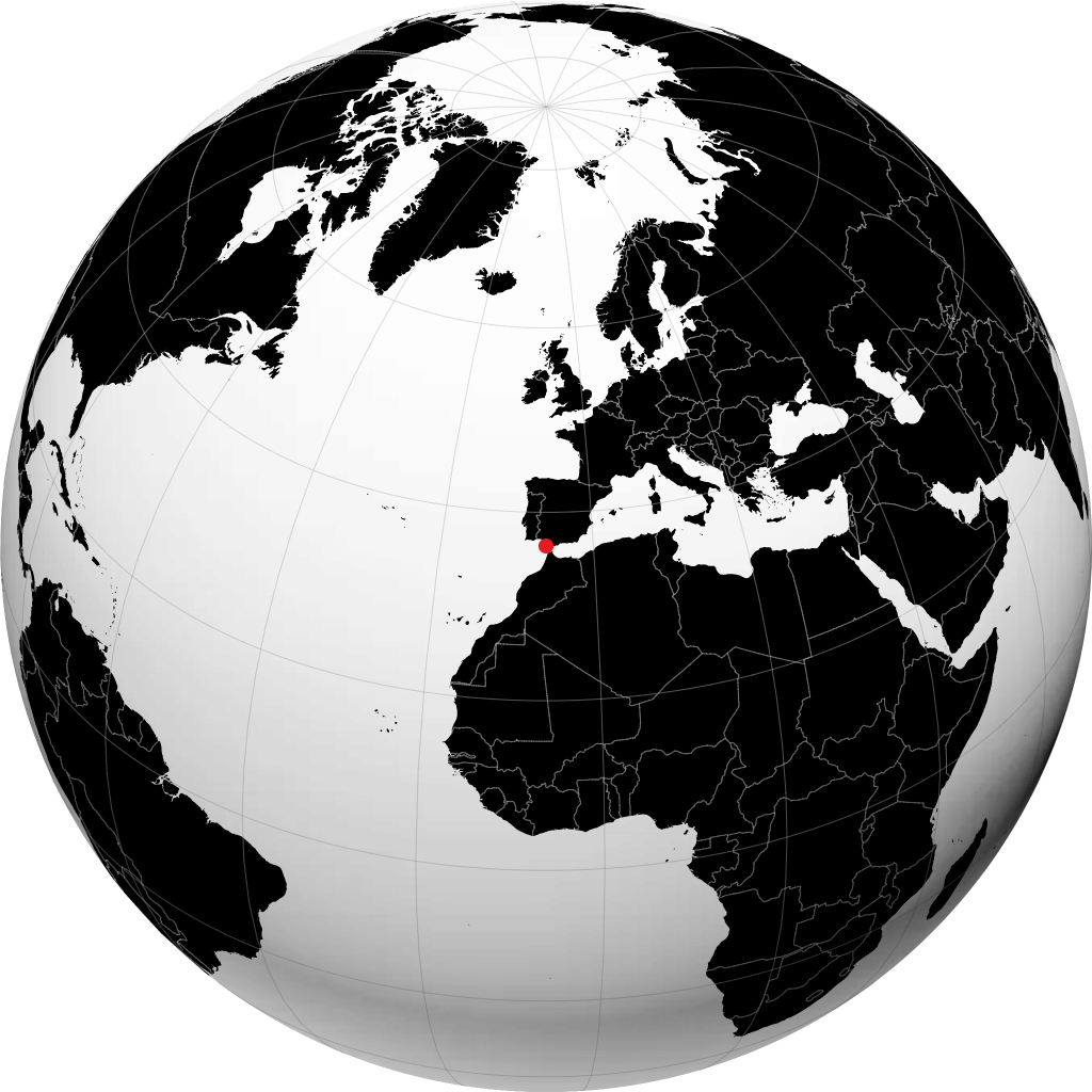 سان فرناندو على الكرة الأرضية