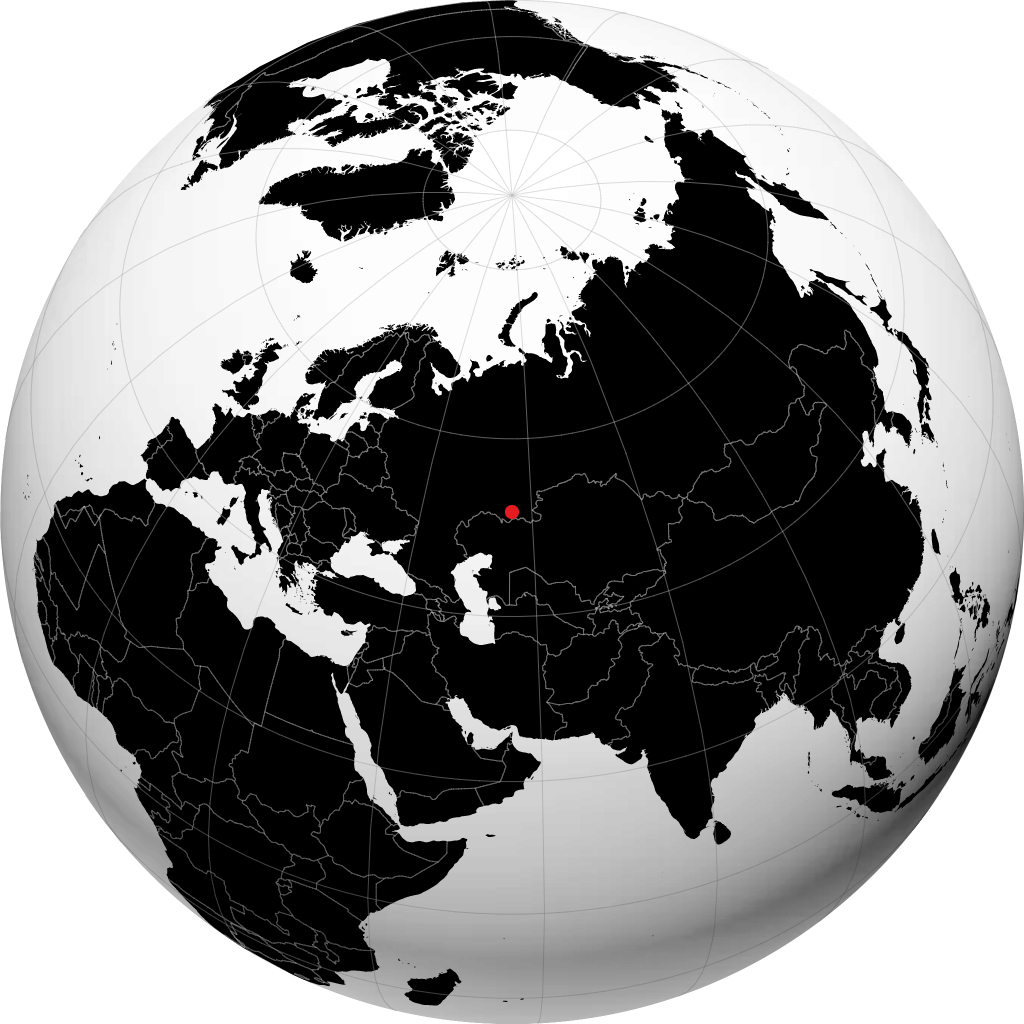ساراكташ على الكرة الأرضية