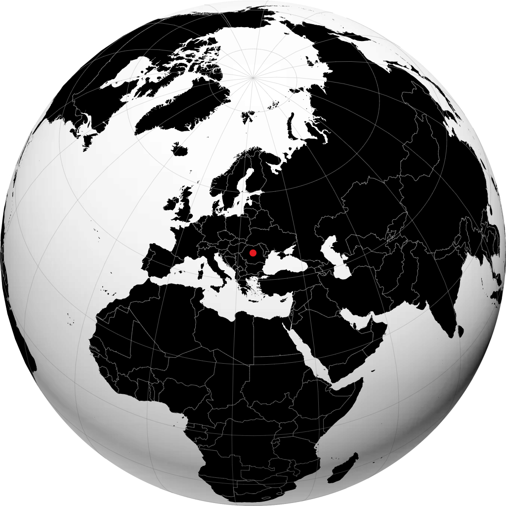 سيغيشوارا على الكرة الأرضية