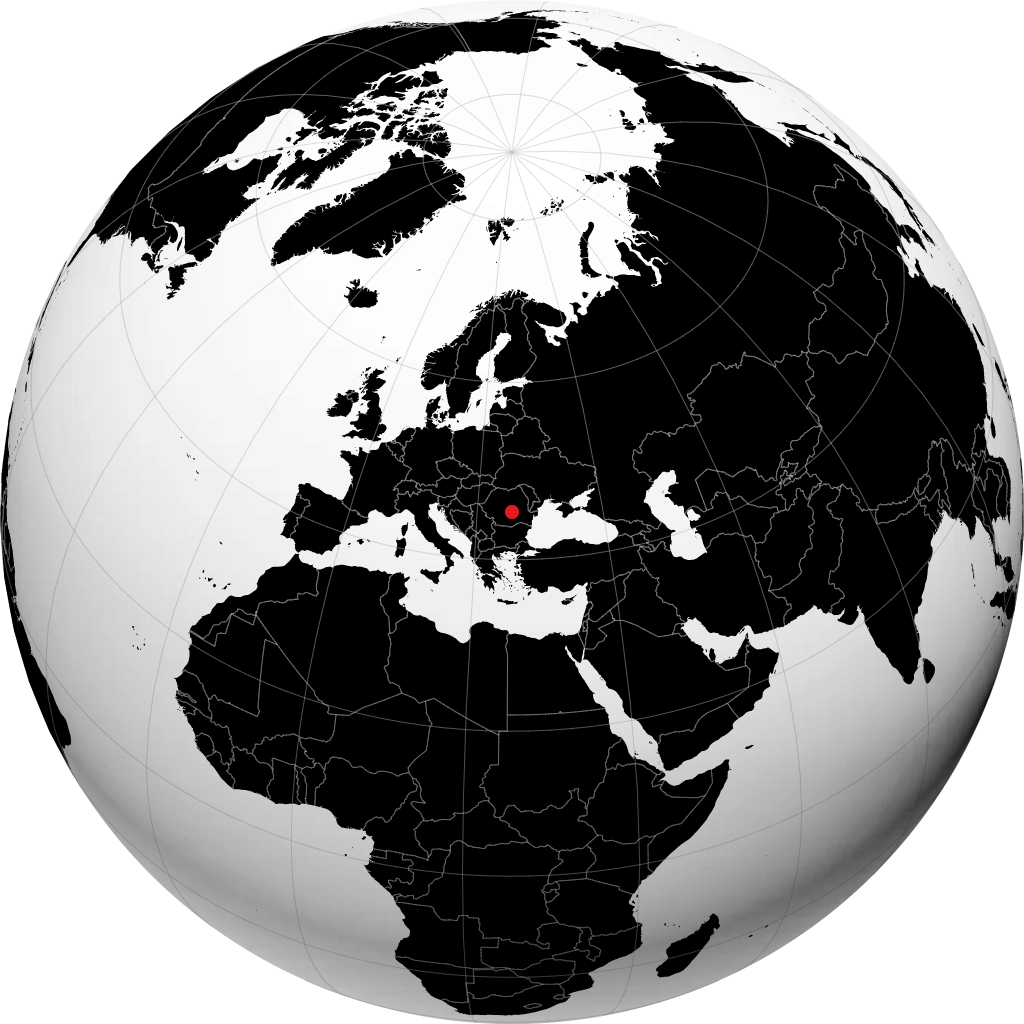 سينايا على الكرة الأرضية